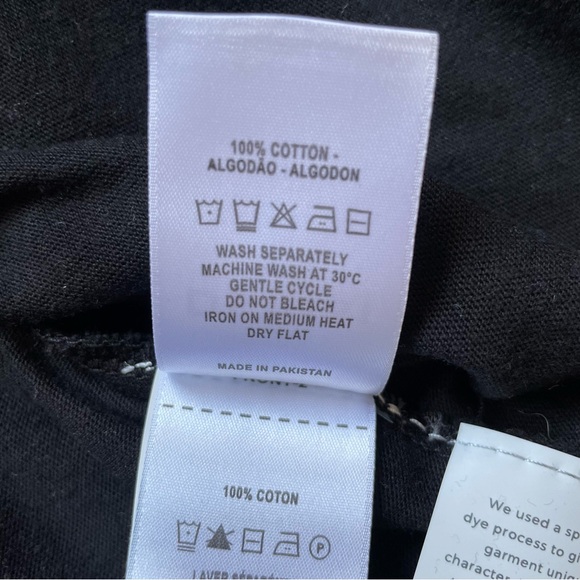 DL1961 black cropped cotton t-shirt - Picture 8 of 9